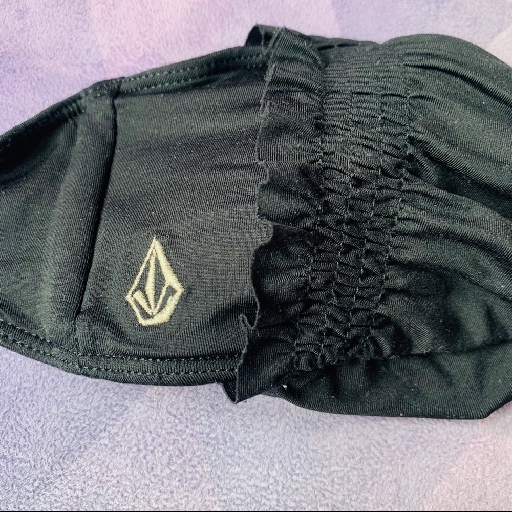 👙VOLCOM RUFFLE BANDEAU BIKINI TOP - Picture 3 of 3